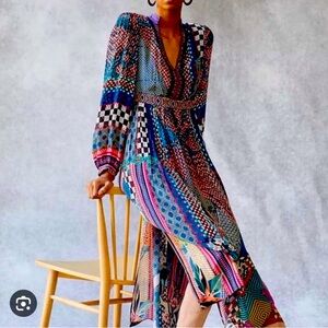 ANTHROPOLOGIE: Bhanuni by Jyoti Patterned Maxi Dress